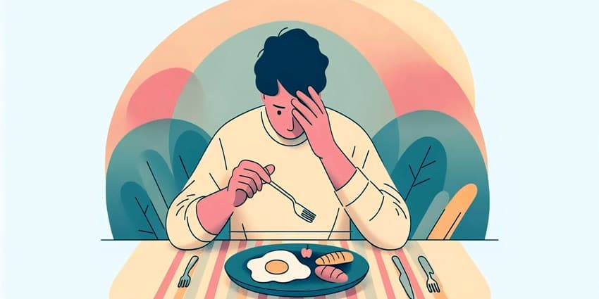 علت سرگیجه بعد از خوردن غذا