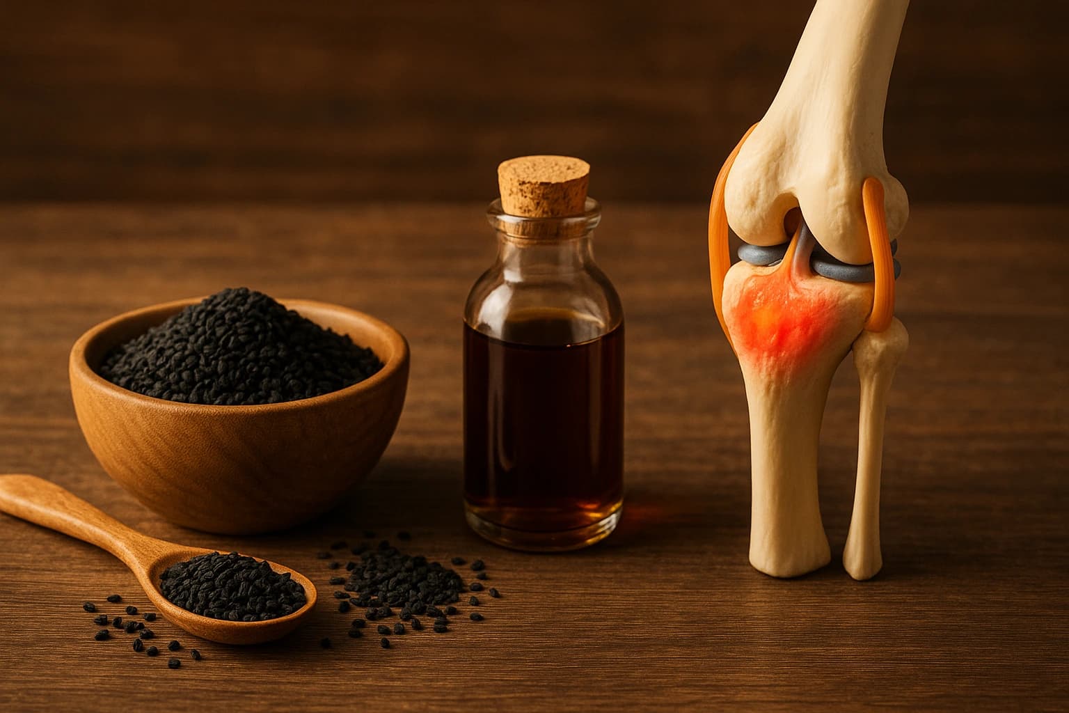 روغن سیاهدانه علائم آرتروز زانو را کاهش داد