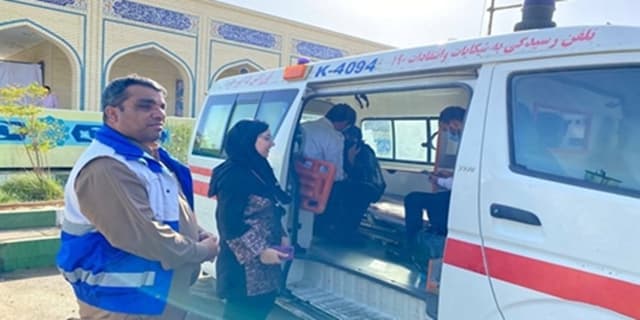 پایش بهداشتی زائران پاکستانی در مرزهای میرجاوه و ریمدان