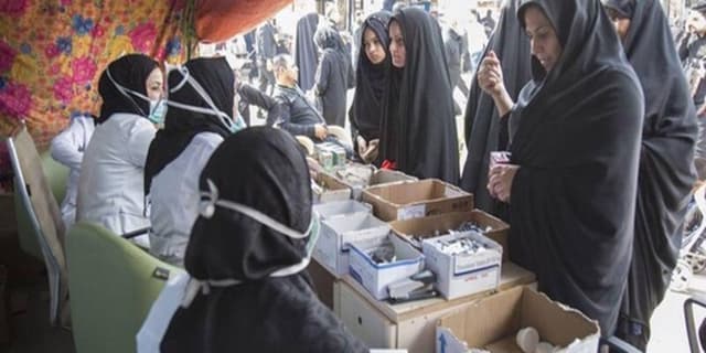 موكب طب ایرانی در مسير زائران اربعین